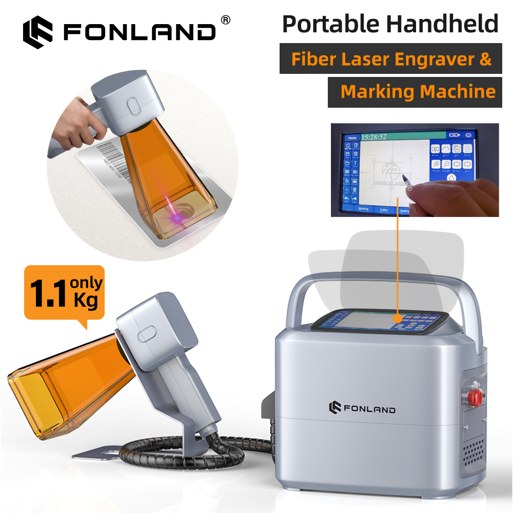 Fiber Laser Marking Machine 30W - FONLAND K1 20W 30W Portable Handheld