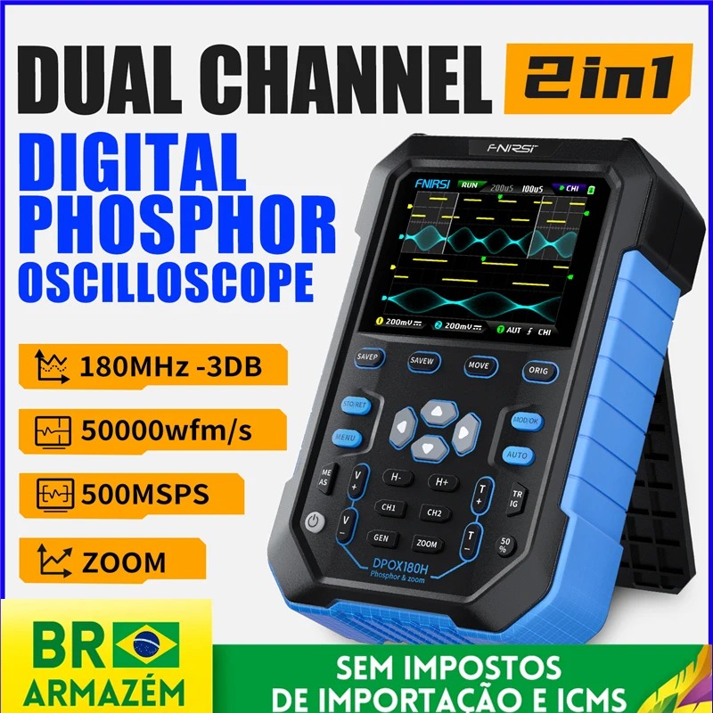 FNIRSI DPOX180H Handheld Digit - огляд і ціна Fnirsi Digital Oscilloscope Handheld