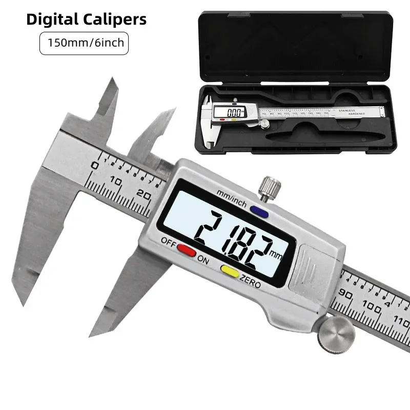 Measuring Tool Stainless Steel - огляд і ціна Digital Caliper 150Mm Stainless Steel