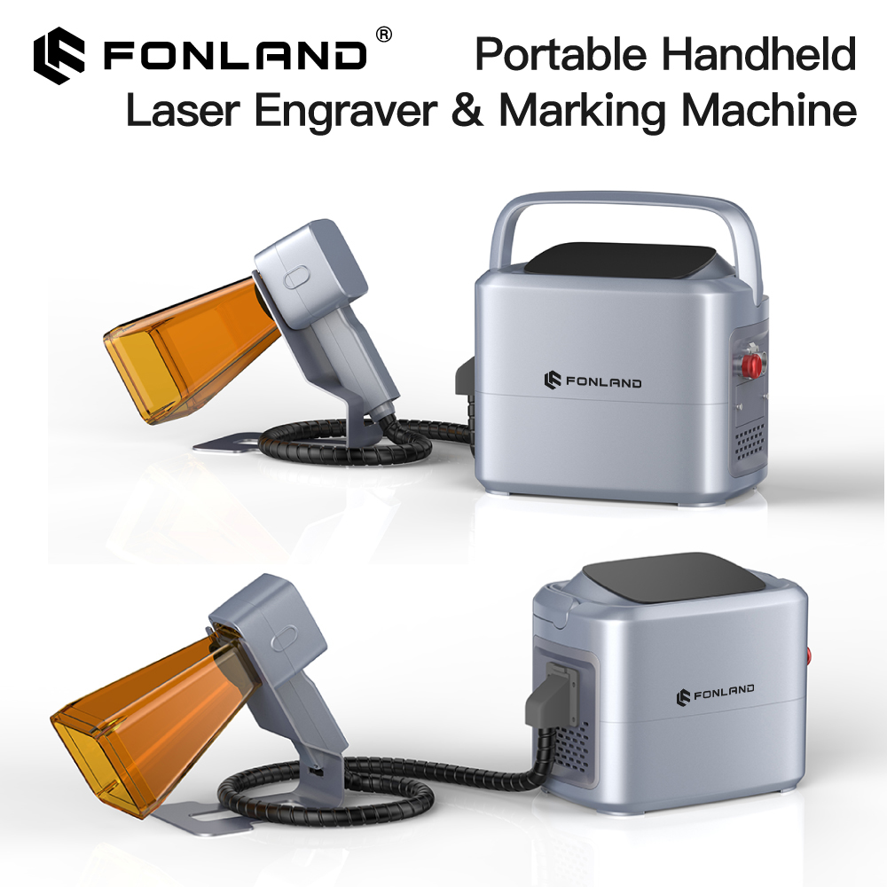 FONLAND K1 20W 30W Portable Ha - огляд і ціна Fiber Laser Marking Machine 30W
