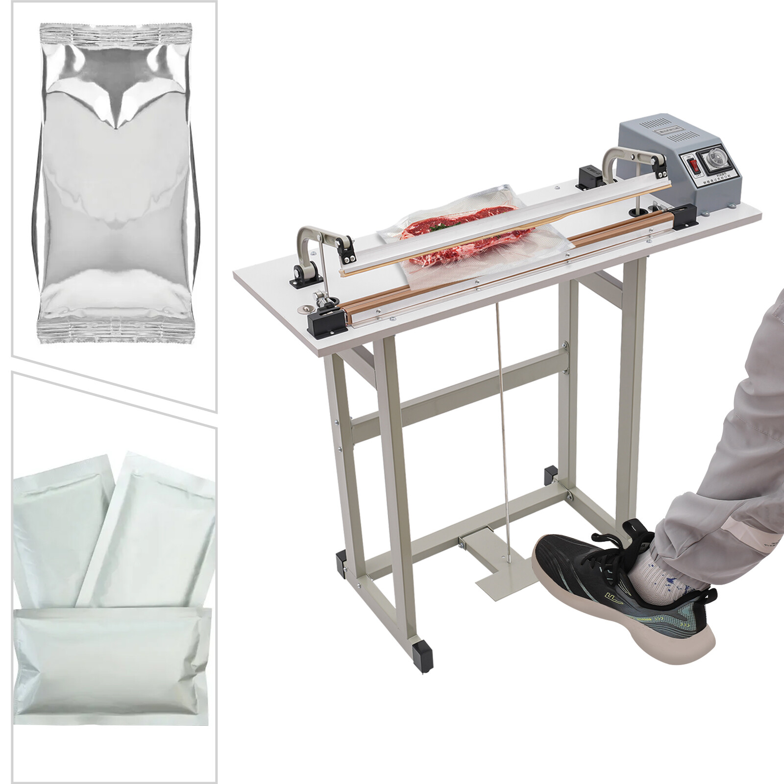 22.83 Inch Foot Pedal Impulse  - огляд і ціна Plastic Bag Impulse Heat Sealer